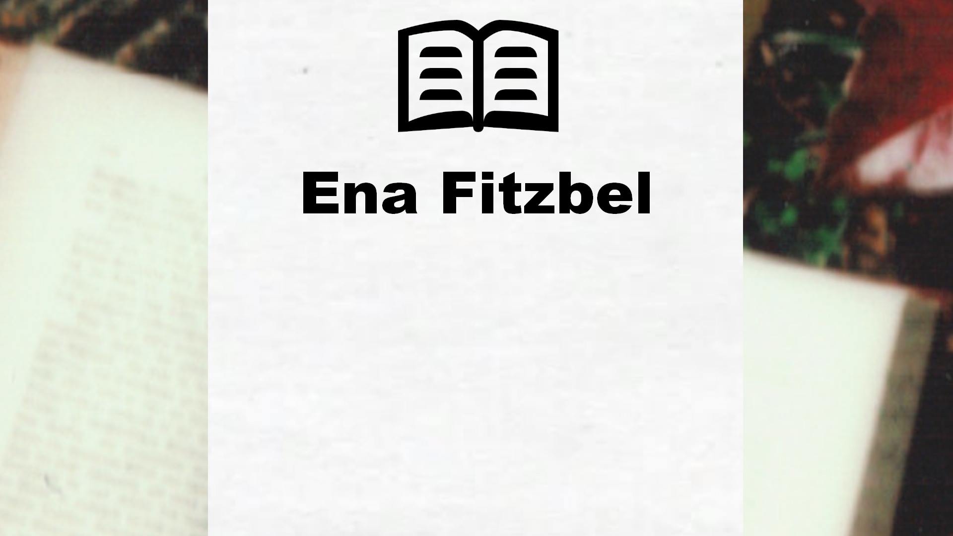 Livres de Ena Fitzbel