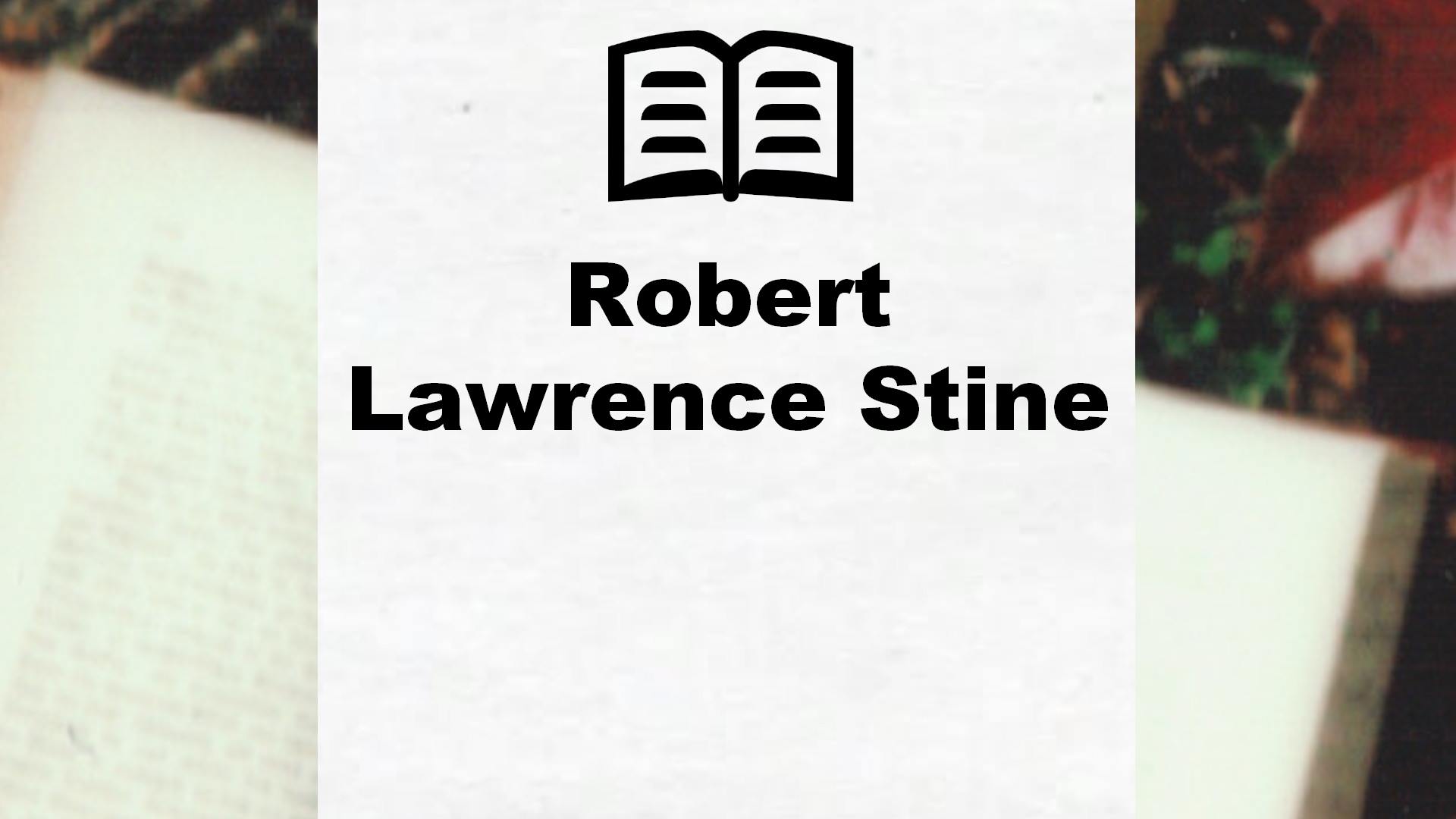 Livres de Robert Lawrence Stine