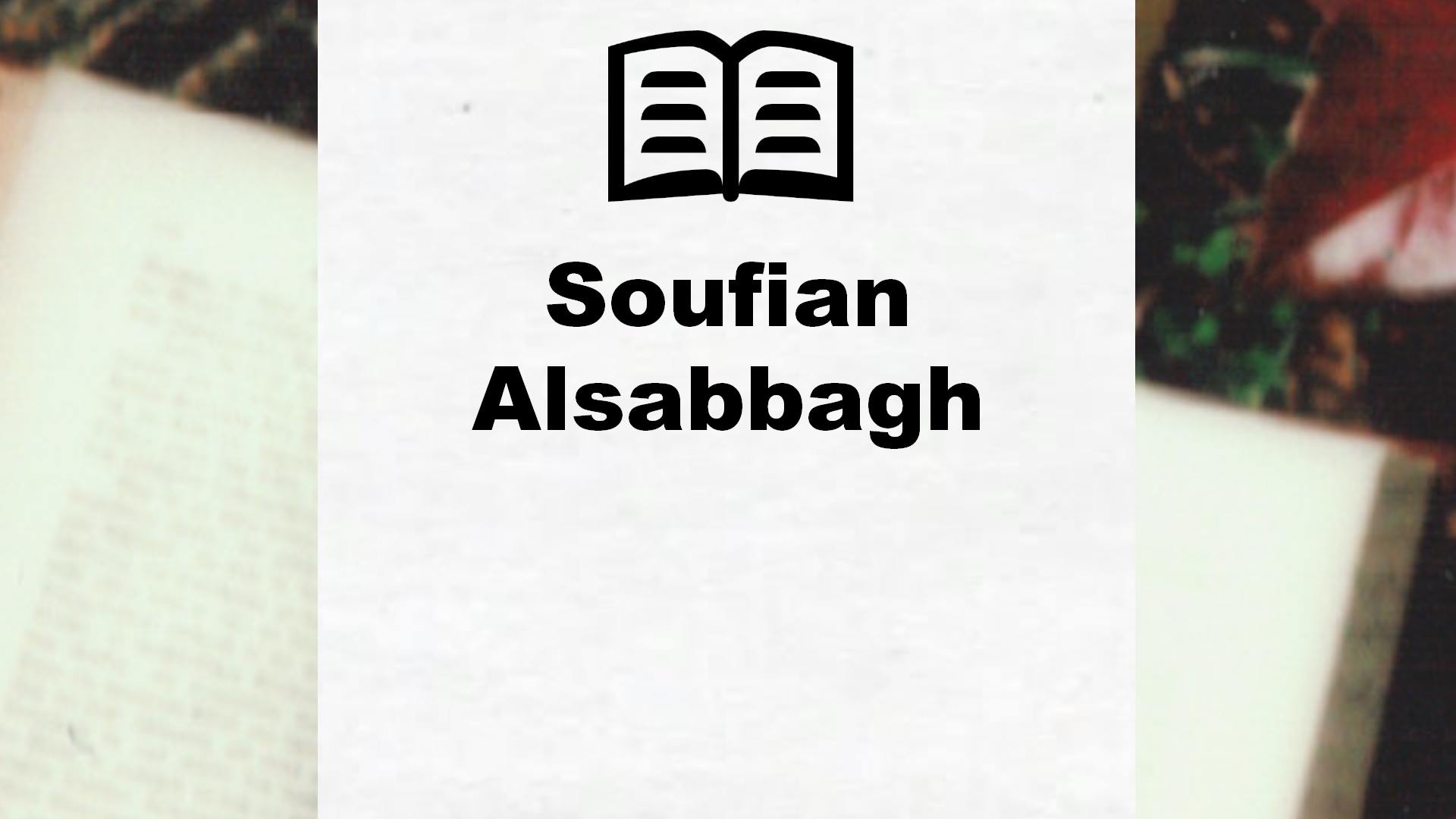 Livres de Soufian Alsabbagh