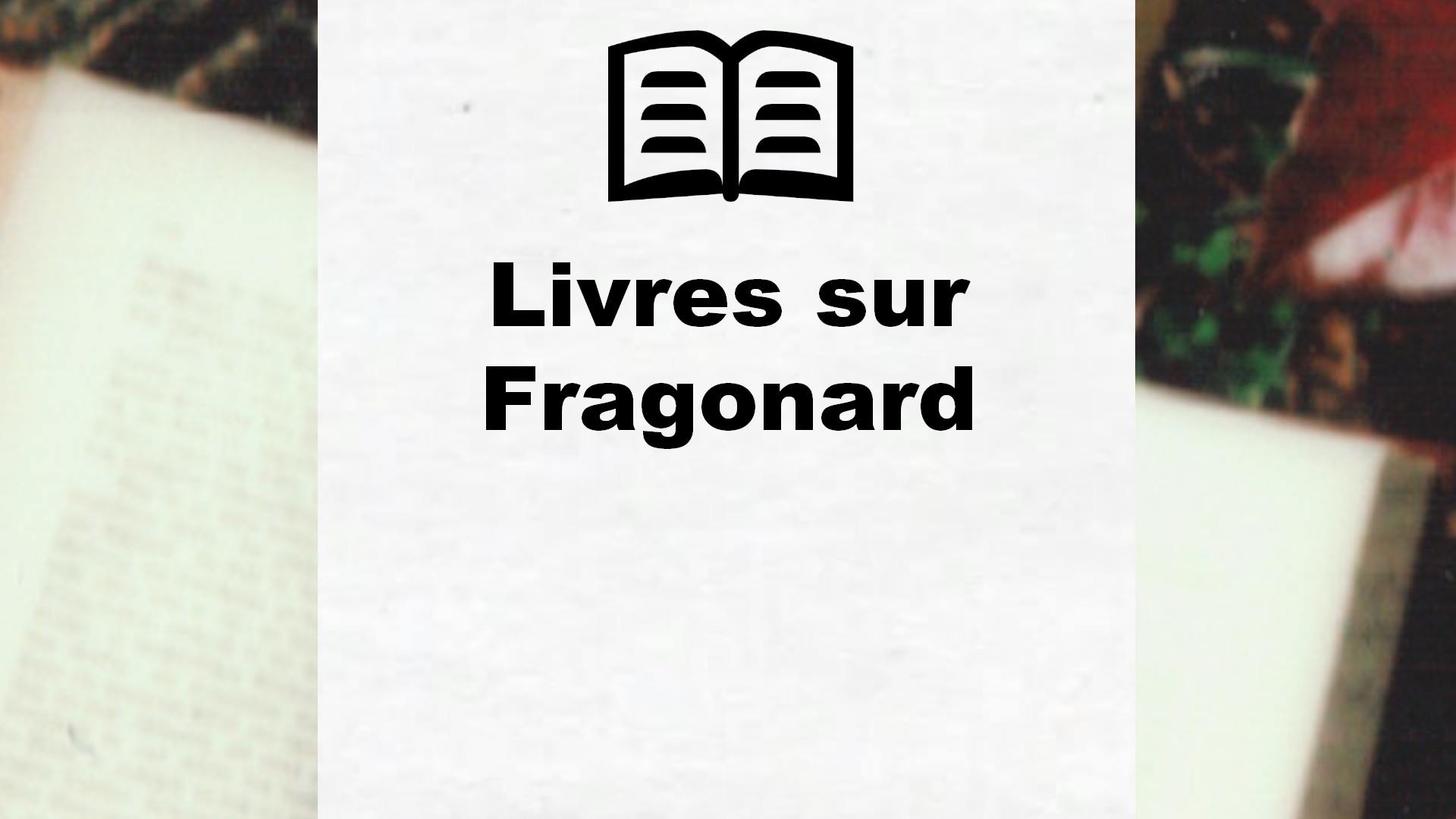 Livres sur Fragonard